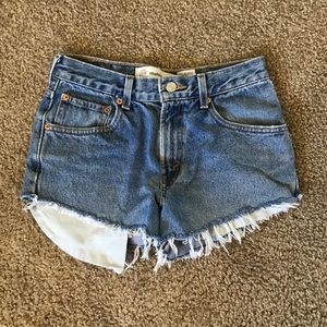 Levi demin shorts